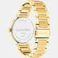 Ck Sensation Women Quartz Champagne Dial Analog Stainless Steel Watch 25200252