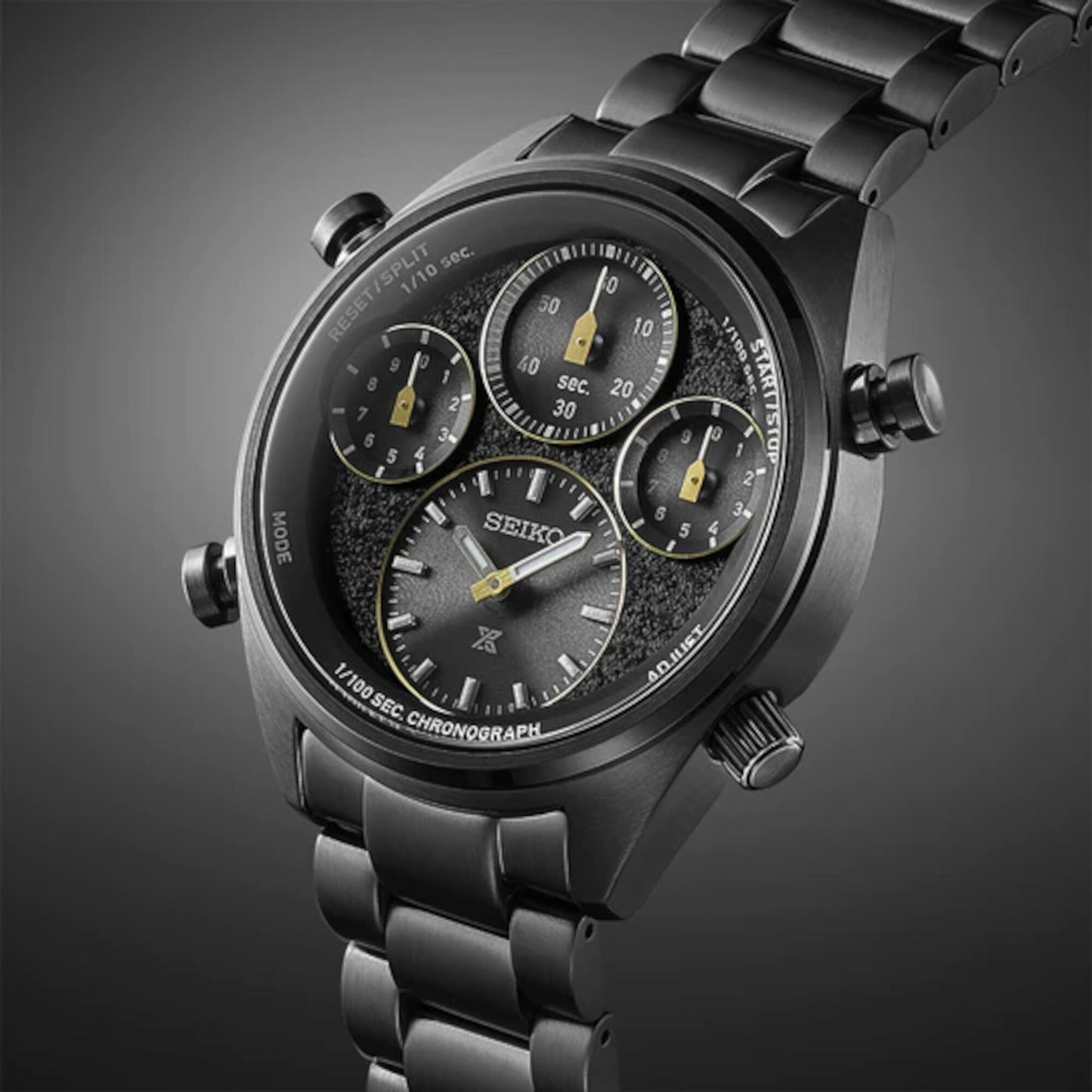 Prospex Men Solar Black Dial Analog Stainless Steel Watch SFJ007P1