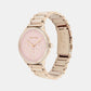 Ck Dress Women Quartz Pink Dial Multi-Function Stainless Steel Watch 25200370