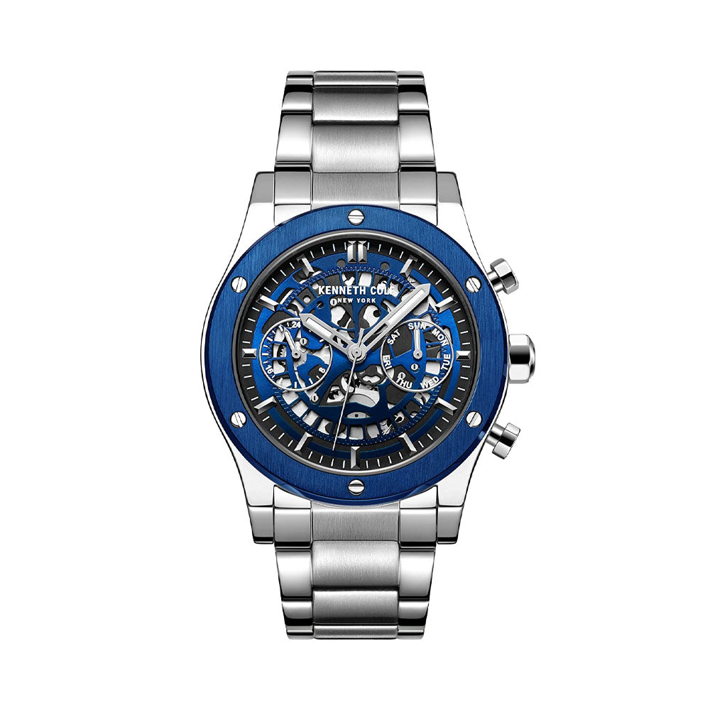 Kenneth Cole Analog Blue Dial Men's Watch-KC51118001MN