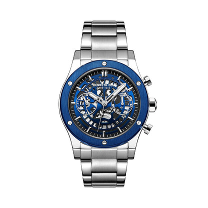 Kenneth Cole Analog Blue Dial Men's Watch-KC51118001MN