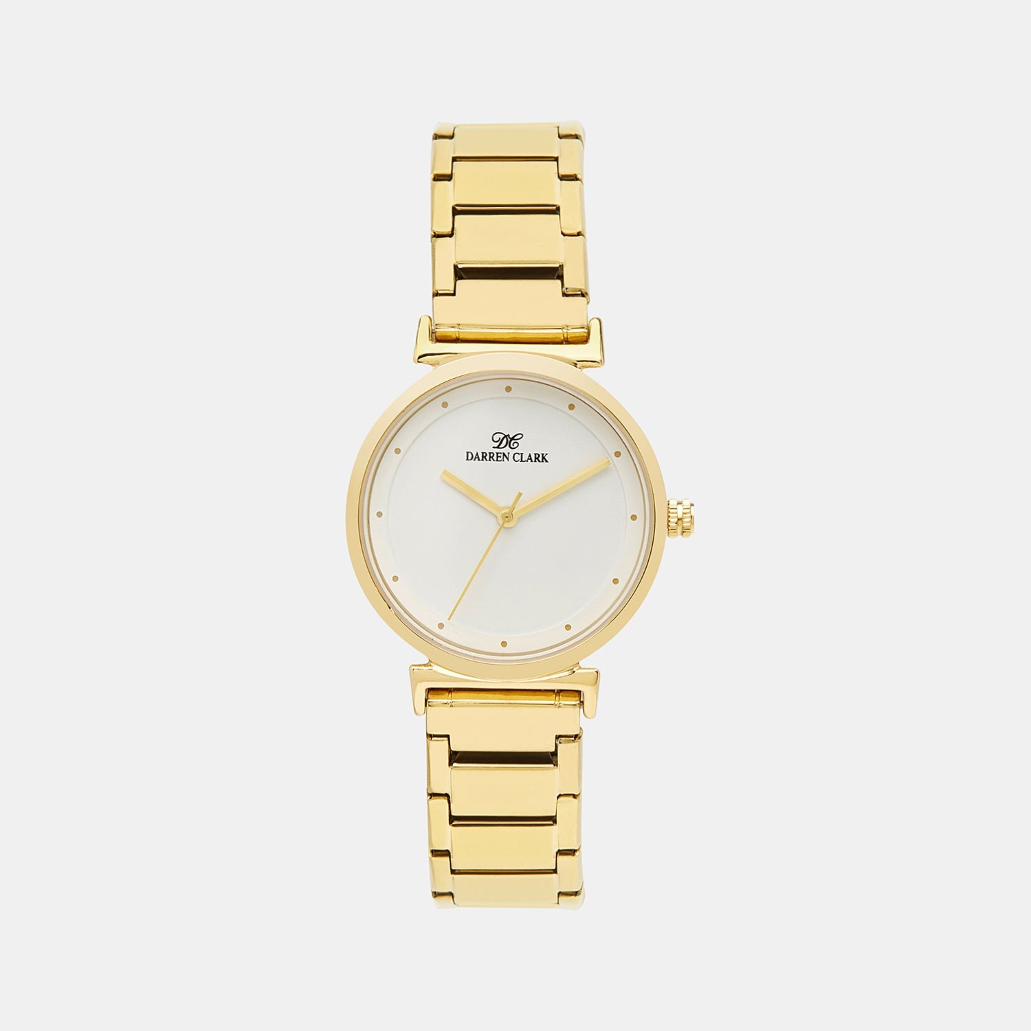 Women Quartz White Dial Analog Stainless Steel Watch 2001B-M0202