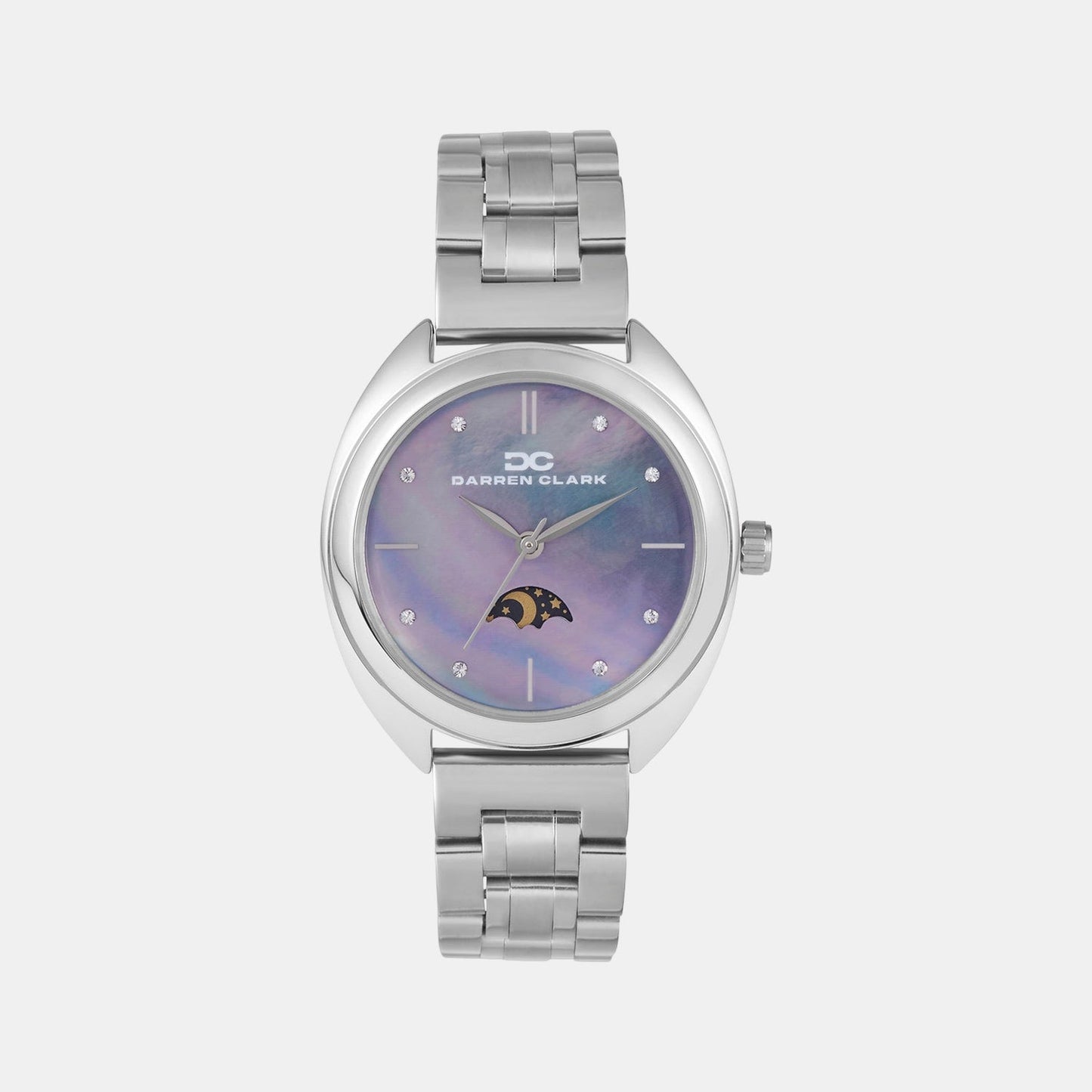 Women Quartz Mother Of Pearl Dial Analog Metal Watch 2011A-M0117