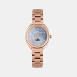 Women Quartz Mother Of Pearl Dial Analog Metal Watch 2011C-M0317
