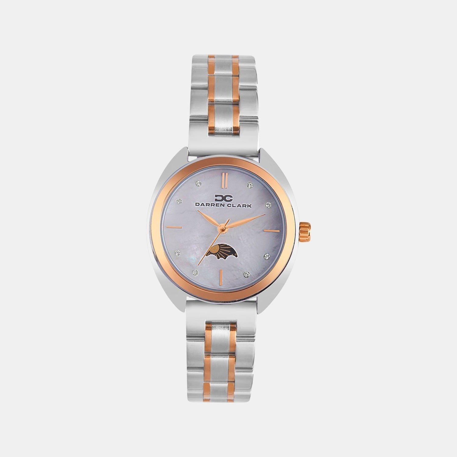 Women Quartz Mother Of Pearl Dial Analog Metal Watch 2011E-M0101