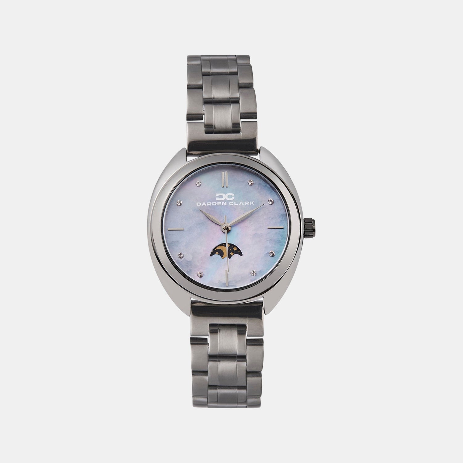 Women Quartz Mother Of Pearl Dial Analog Metal Watch 2011J-M0817