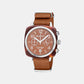 Clubmaster Unisex Quartz Brown Dial Analog NATO Watch 20140.SA.T.38.NTC