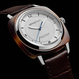 Clubmaster Unisex Quartz Brown Dial Analog NATO Watch 20140.SA.T.38.NTC