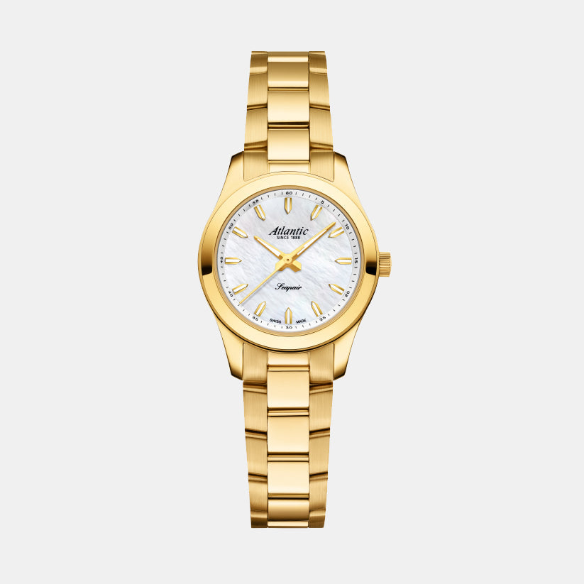 Women Quartz Mother Of Pearl Dial Analog Stainless Steel Watch 20335.45.07