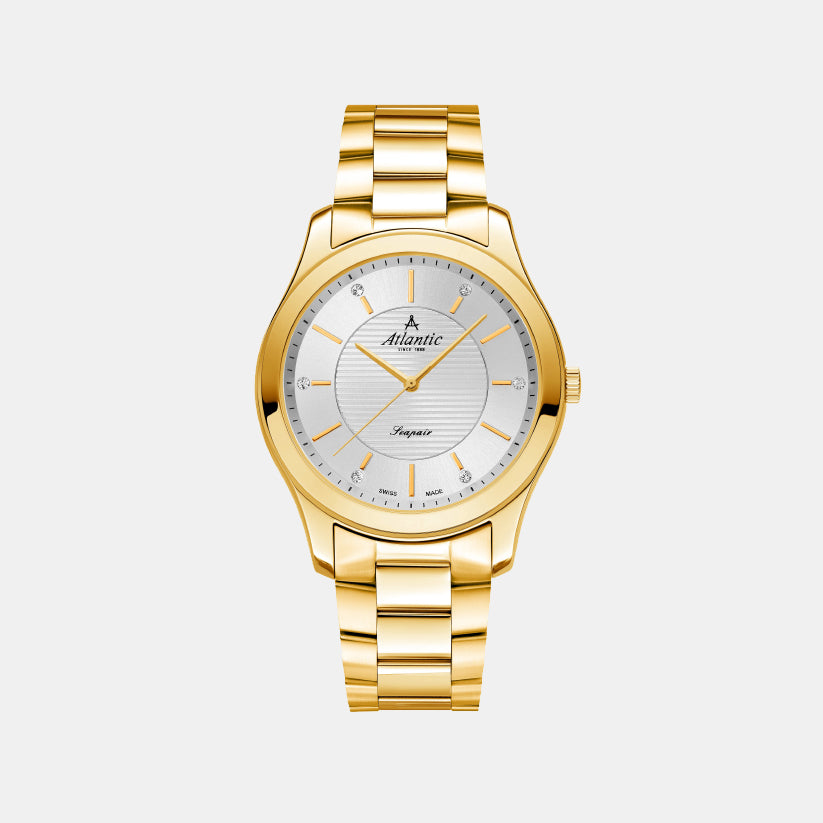Women Quartz Silver Dial Analog Stainless Steel Watch 20335.45.21