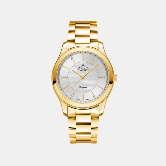 Women Quartz Silver Dial Analog Stainless Steel Watch 20335.45.21