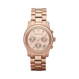 Michael Kors Watch Women's Rose Gold Plated Stainless Steel Bracelet MK5128