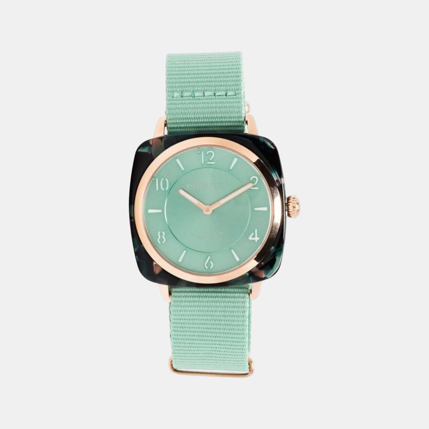 Clubmaster Chic Women Quartz Green Dial Analog NATO Watch 21536.PRA.UGW.29.NGW