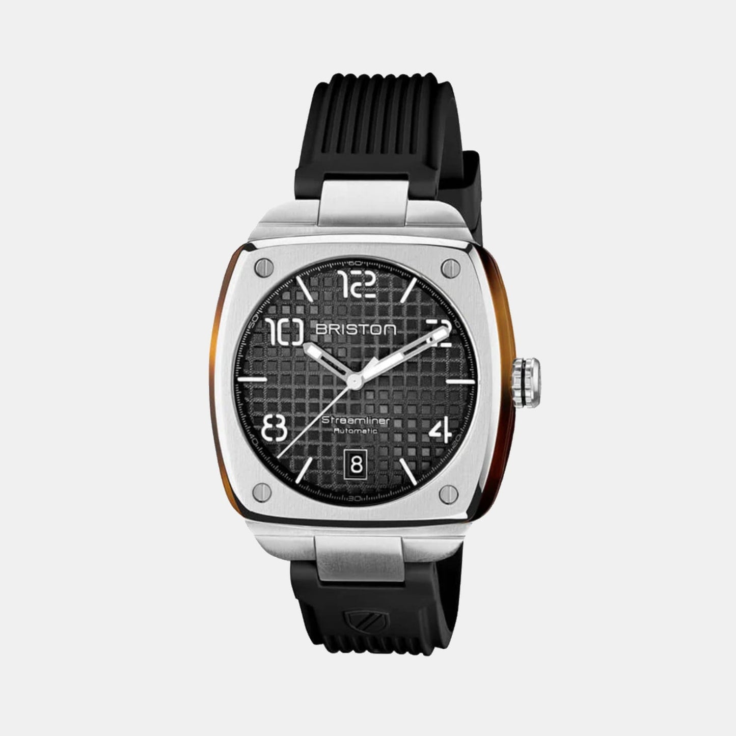 Streamliner Urban Men Automatic Black Dial Analog Rubber Watch 23640.S.T.1.RB