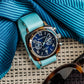 Men Quartz Blue Dial Chronograph NATO Watch 24140.SA.T.15.NBT