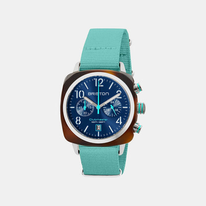 Men Quartz Blue Dial Chronograph NATO Watch 24140.SA.T.15.NBT