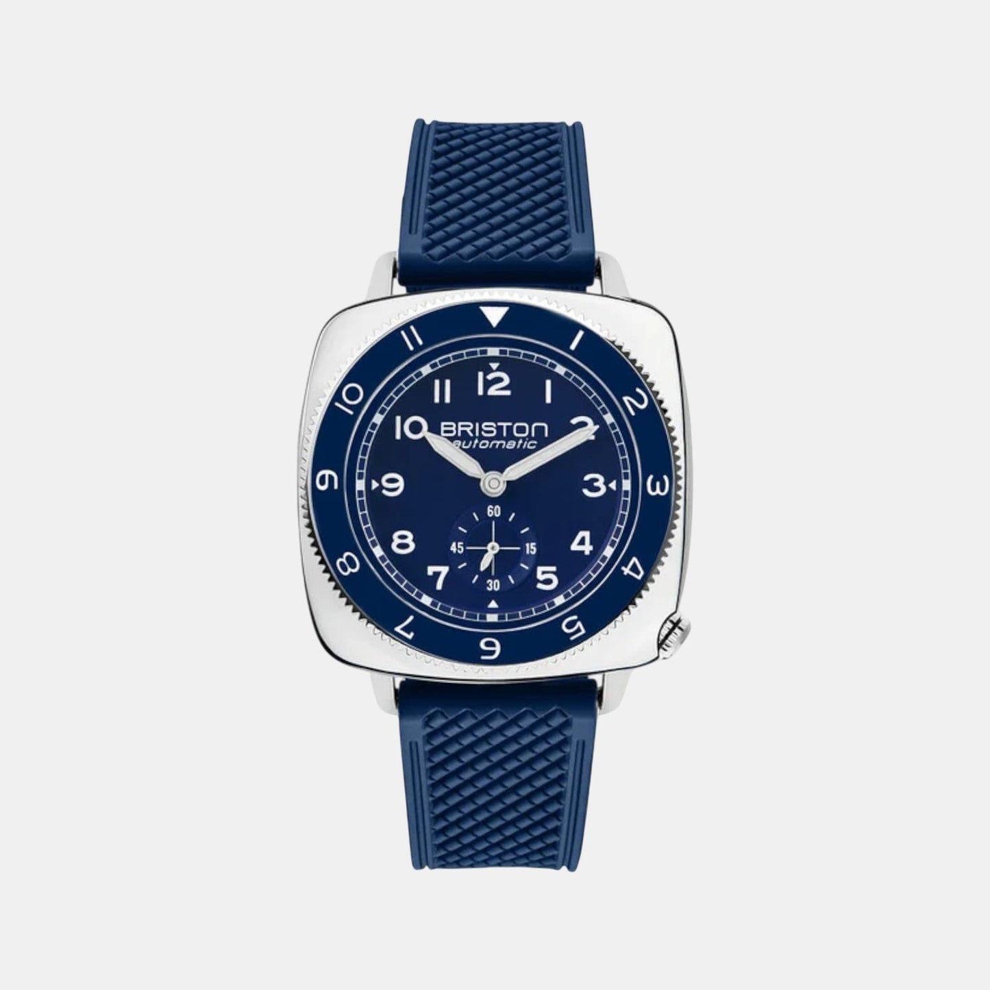 Clubmaster Legend Unisex Automatic Navy Dial Analog Rubber Watch 241639.PS.L.15.FNB