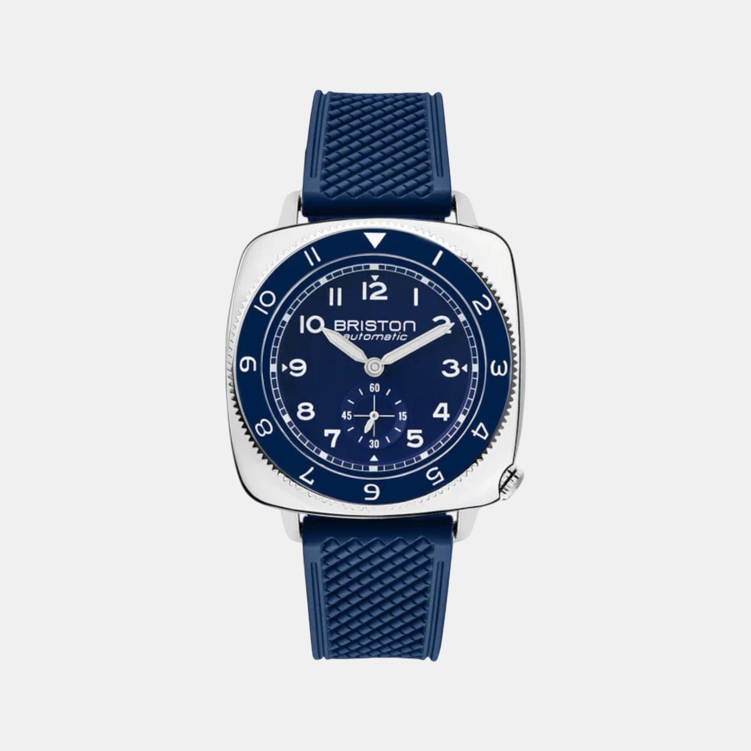 Clubmaster Legend Unisex Automatic Navy Dial Analog Rubber Watch 241639.PS.L.15.FNB
