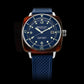 Clubmaster Diver Men Automatic Blue Dial Analog Rubber Watch 241740.SA.T.15.FNB