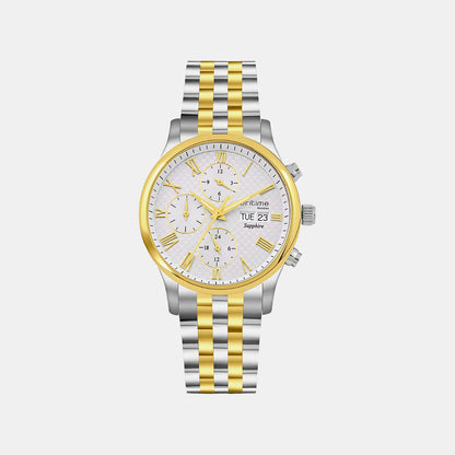 Imperion Men Automatic Silver Dial Analog Stainless Steel Watch 247-M11404