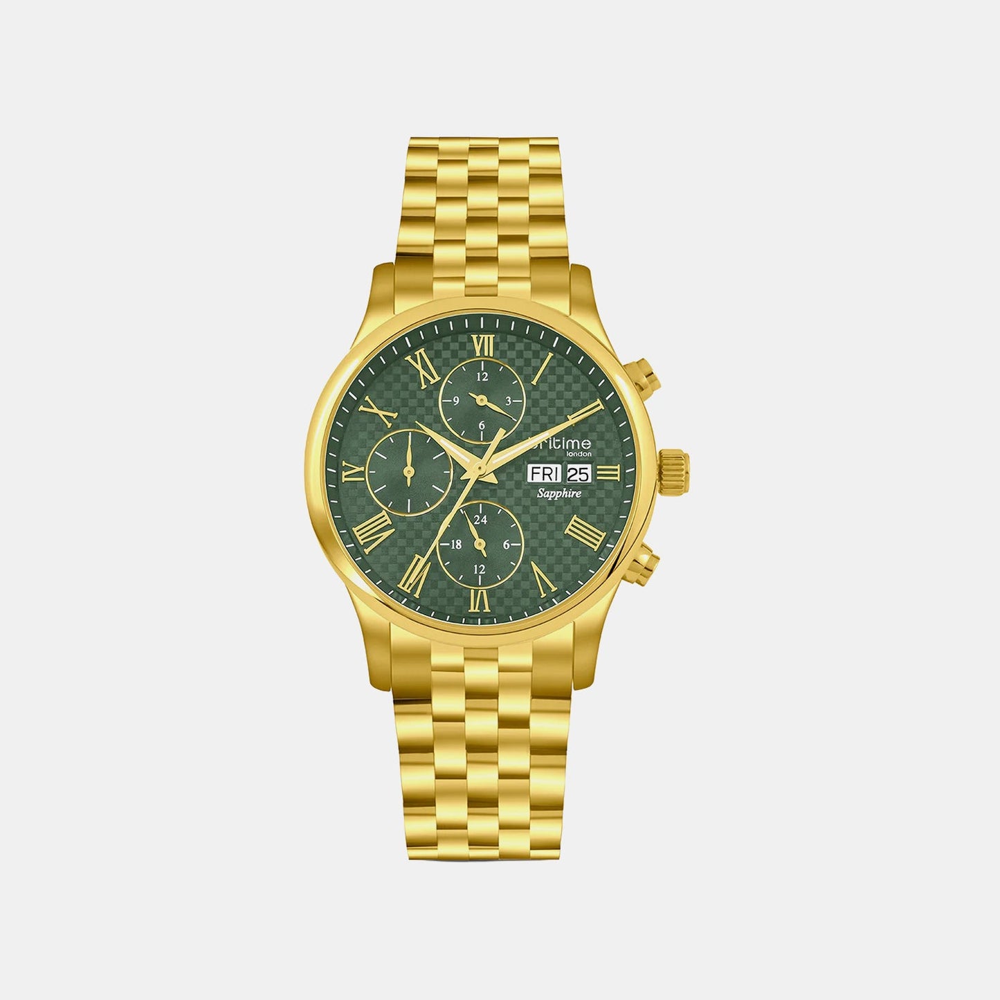 Imperion Men Automatic Green Dial Analog Stainless Steel Watch 247-M21402