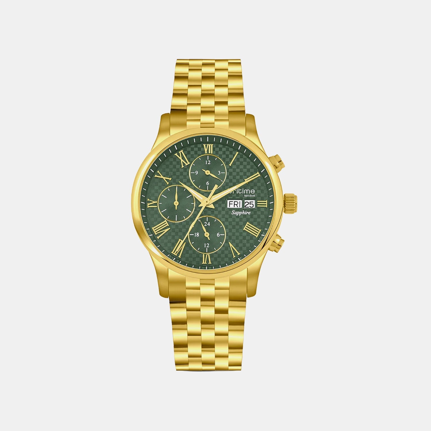 Imperion Men Automatic Green Dial Analog Stainless Steel Watch 247-M21402