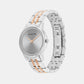 Swiss Dressed Women Quartz Grey Dial Analog Stainless Steel Watch 25000020