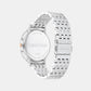 Timeless Women Quartz Blue Dial Analog Stainless Steel Watch 25100001