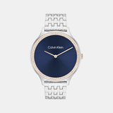 Timeless Women Quartz Blue Dial Analog Stainless Steel Watch 25100001
