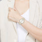 Timeless Women Quartz Silver Dial Analog Stainless Steel Watch 25100002