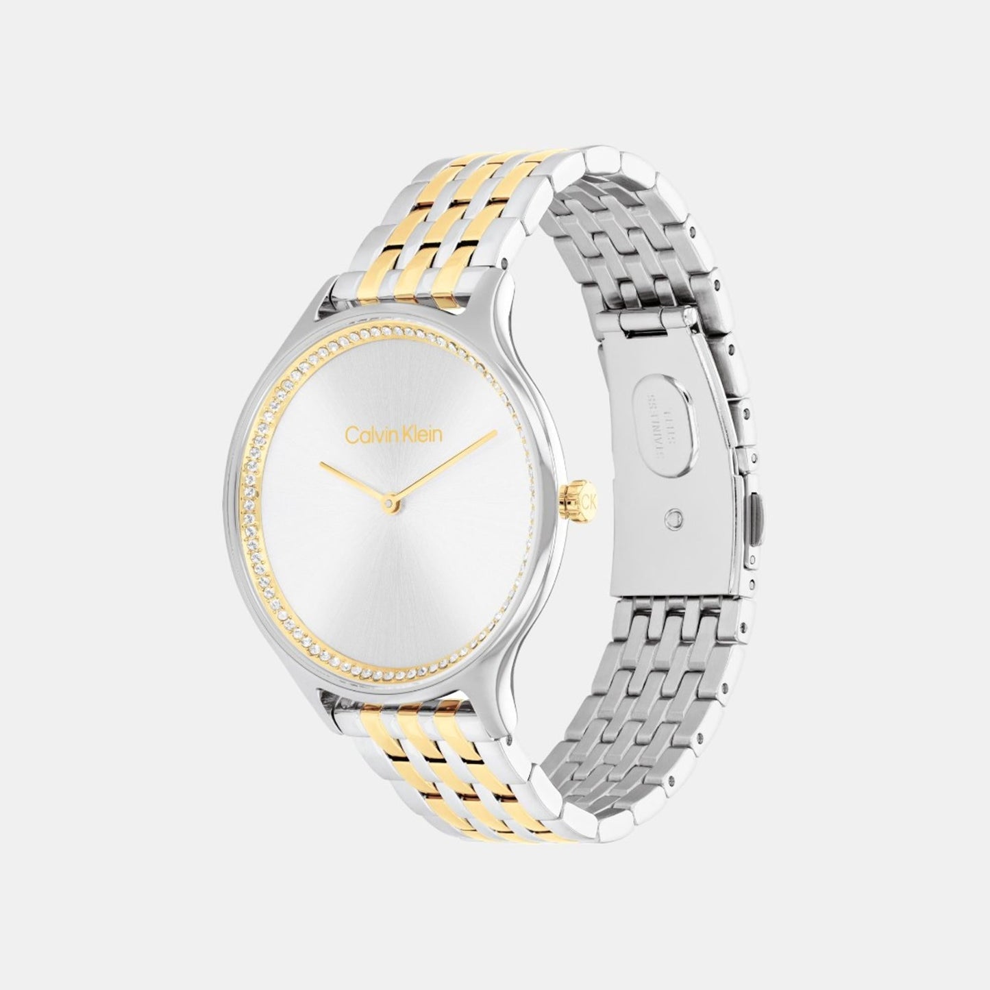 Timeless Women Quartz Silver Dial Analog Stainless Steel Watch 25100002