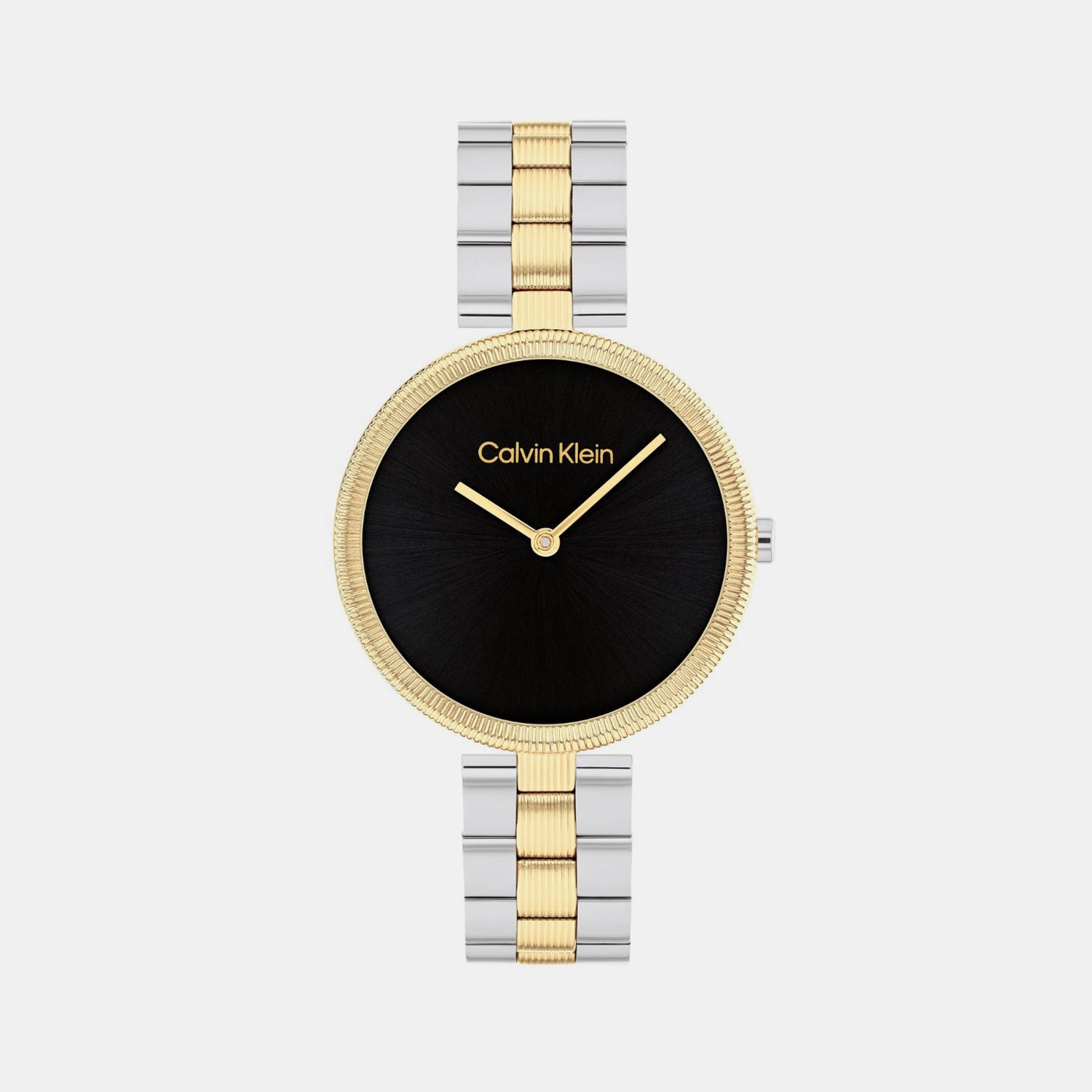 Gleam Women Quartz Black Dial Analog Stainless Steel Watch 25100012