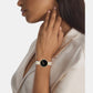 Gleam Women Quartz Black Dial Analog Stainless Steel Watch 25100012