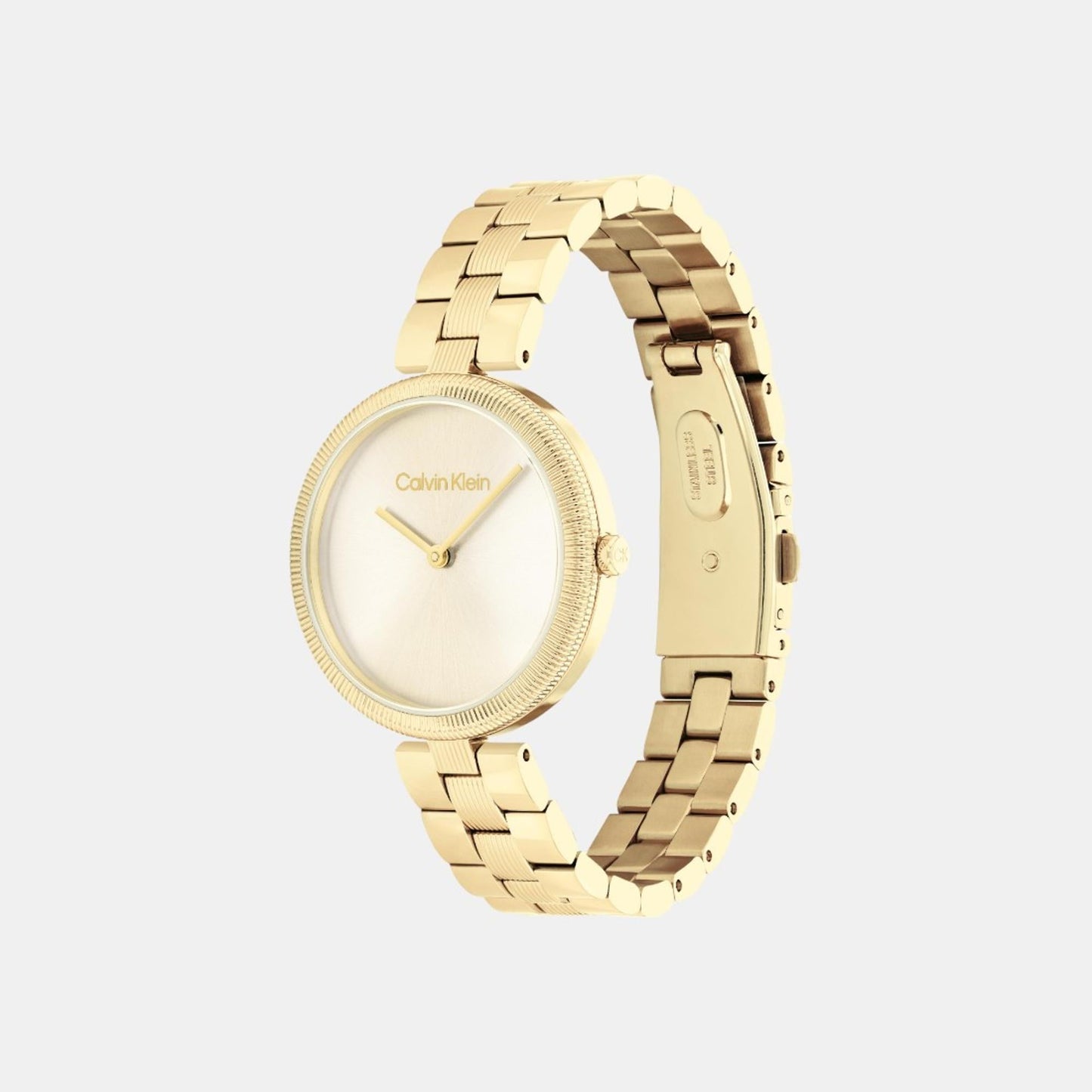 Gleam Women Quartz Champagne Dial Analog Stainless Steel Watch 25100014