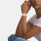 Women Quartz Grey Dial Analog Stainless Steel Watch 25100022