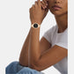 Vivacious Women Quartz Black Dial Analog Stainless Steel Watch 25100024