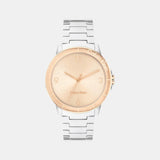 Vivacious Women Quartz Gold Dial Analog Stainless Steel Watch 25100025