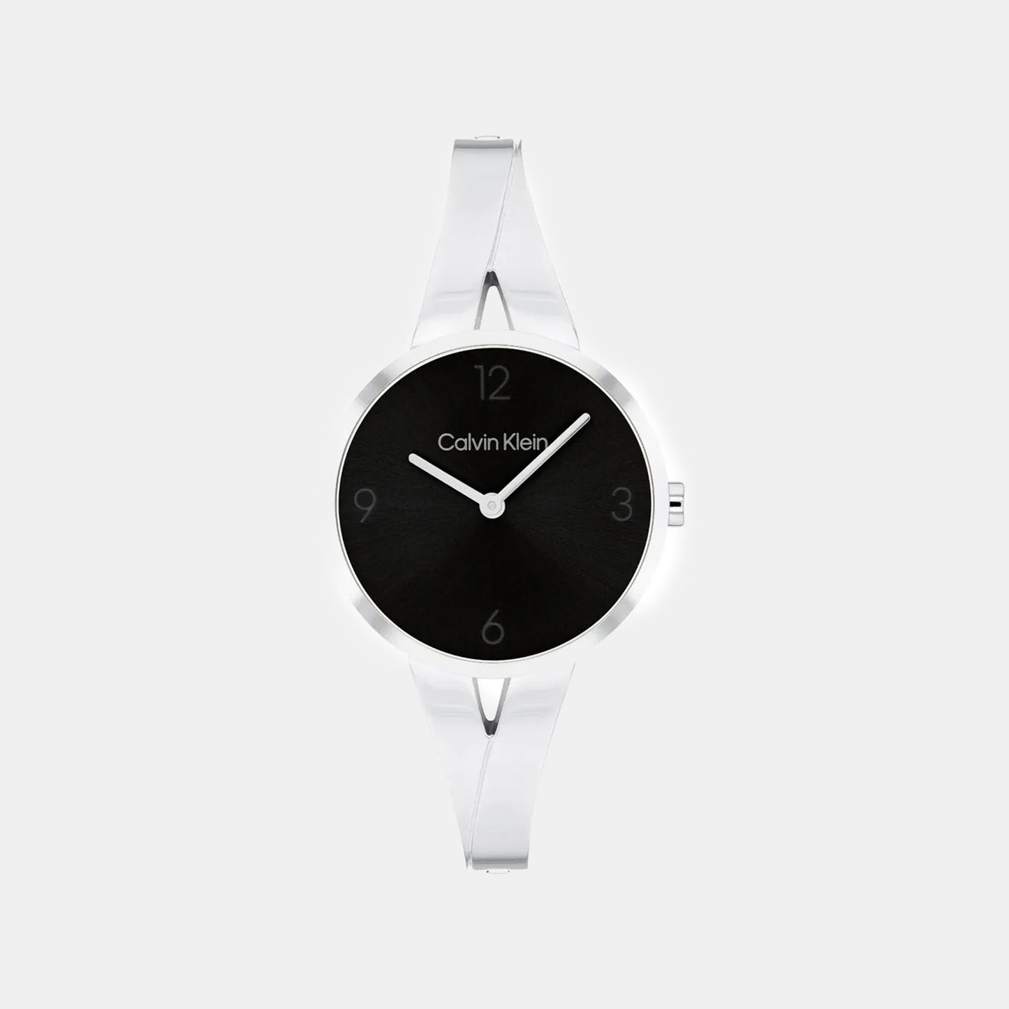 Women Quartz Black Dial Analog Stainless Steel Watch 25100026