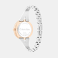 Joyful Women Quartz Silver Dial Analog Stainless Steel Watch 25100028