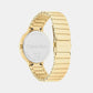 Create Women Quartz Gold Dial Multi-Function Stainless Steel Watch 25100030