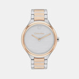 Delight Women Quartz Silver Dial Analog Stainless Steel Watch 25100049