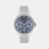 Vibrancy Women Quartz Blue Dial Multi-Function Stainless Steel Watch 25100051