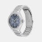 Vibrancy Women Quartz Blue Dial Multi-Function Stainless Steel Watch 25100051