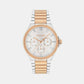 Vibrancy Women Quartz White Dial Multi-Function Stainless Steel Watch 25100052