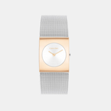 Ck Pulse Women Quartz Silver Dial Analog Mesh Watch 25100063