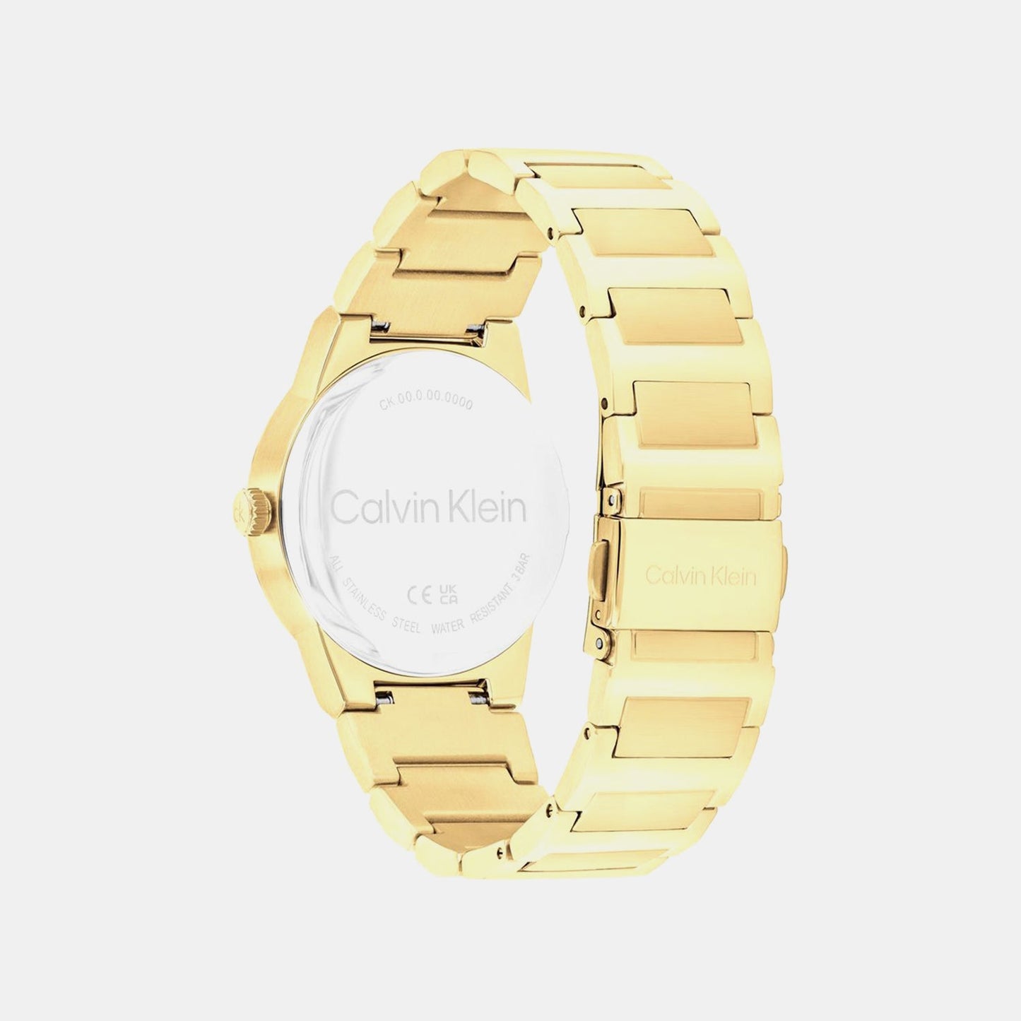 Ck Linear Elegance Women Quartz Grey Dial Analog Stainless Steel Watch 25100082