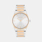 Ck Linear Elegance Women Quartz Silver Dial Analog Stainless Steel Watch 25100083