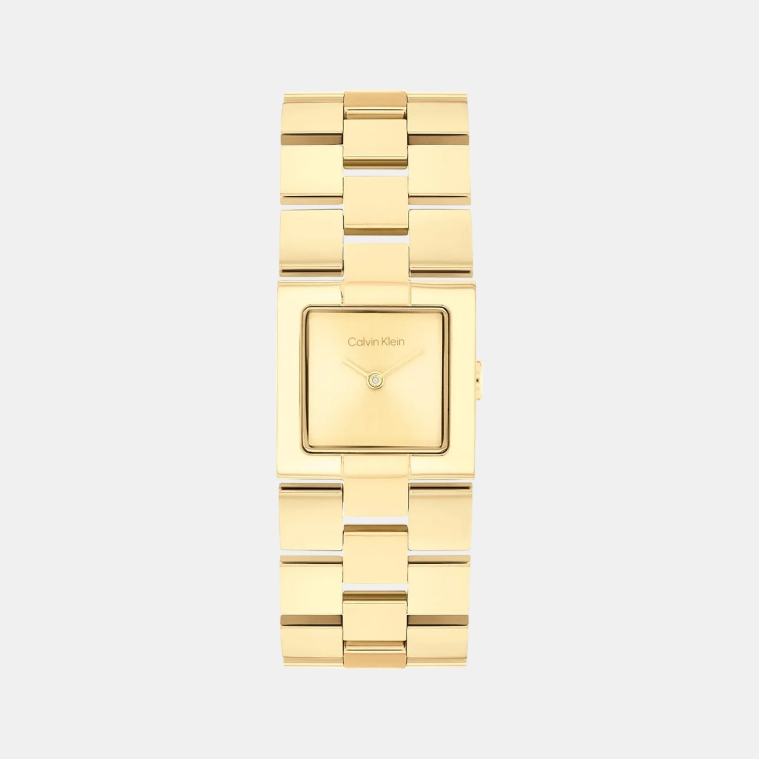 Ck Meridian Women Quartz Gold Dial Analog Stainless Steel Watch 25100089