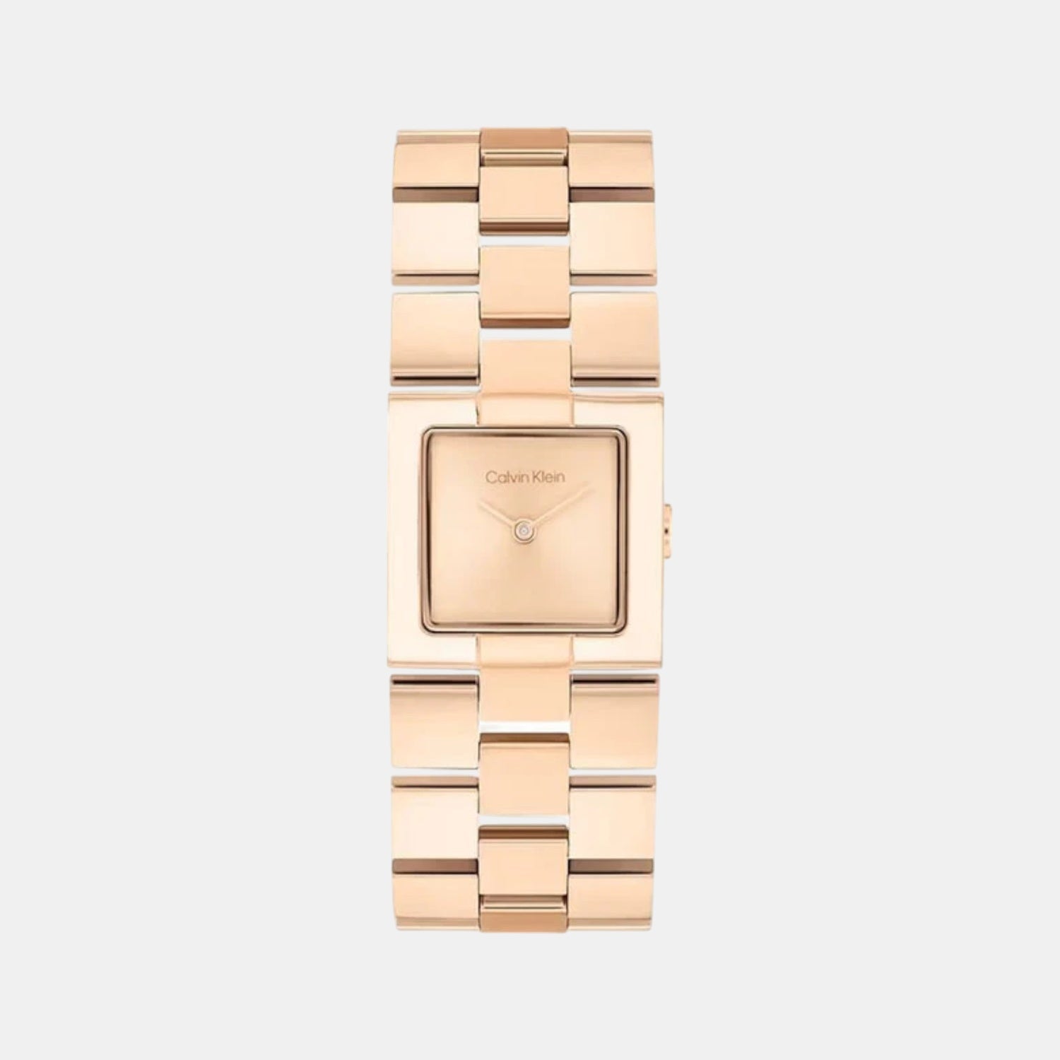 Ck Meridian Women Quartz Pink Dial Analog Stainless Steel Watch 25100090