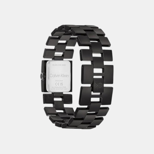 Ck Meridian Women Quartz Black Dial Analog Stainless Steel Watch 25100091